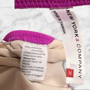 New York & Company 2 Piece Purple Halter Tankini Bathing Suit ❤️